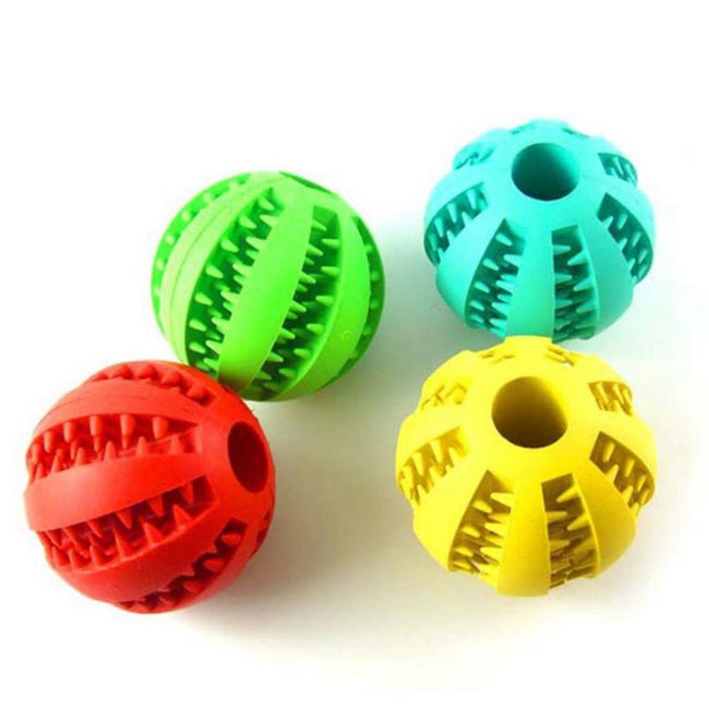Teeth Cleaning Dog Treat Dispenser Ball (3 Pack) - Dog Chews Store
