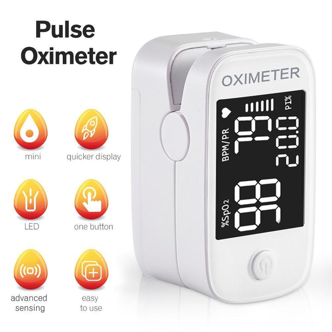 Blood Oxygen Finger Pulse Digital Fingertip Oximeter Oxygen Saturation Meter Finger Monitor CE Portable Oximetro (No Battery)