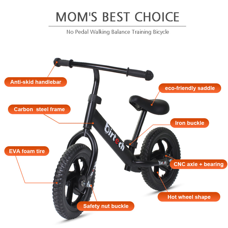 Best Kids Balance Bike 12"