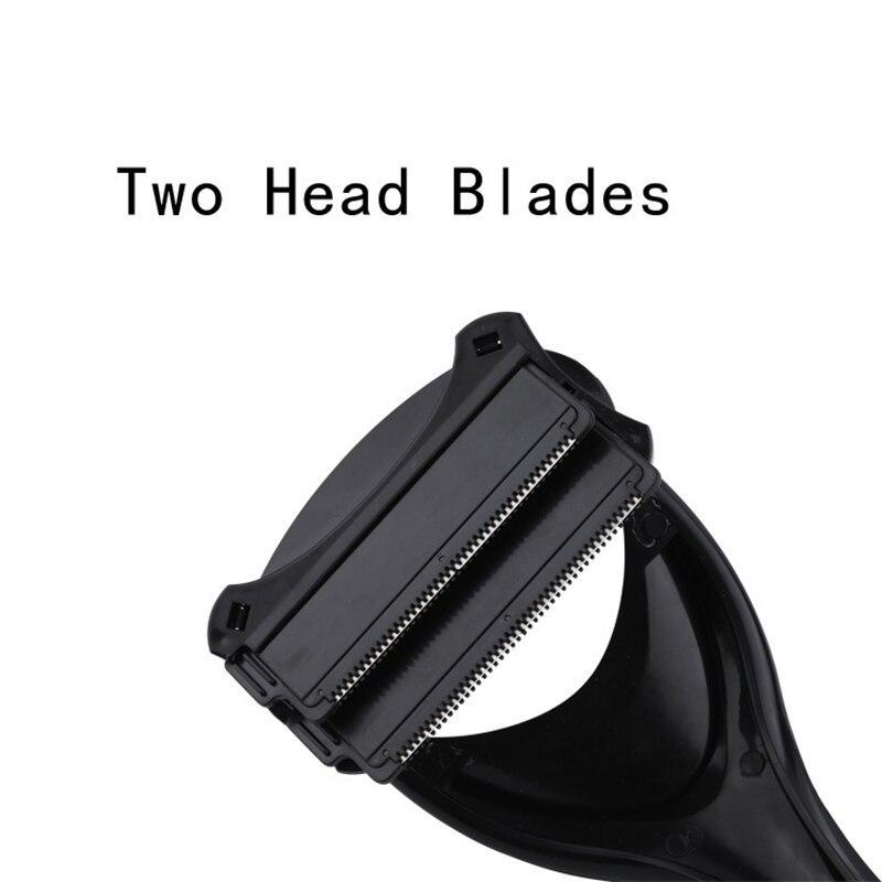 Two Head Blade Back Hair Shaver