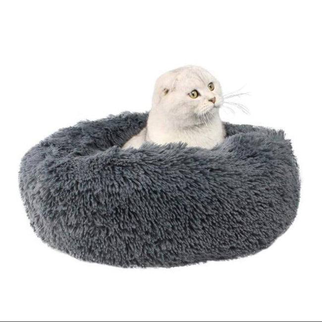 Round & Raised Cat Marshmallow Bed