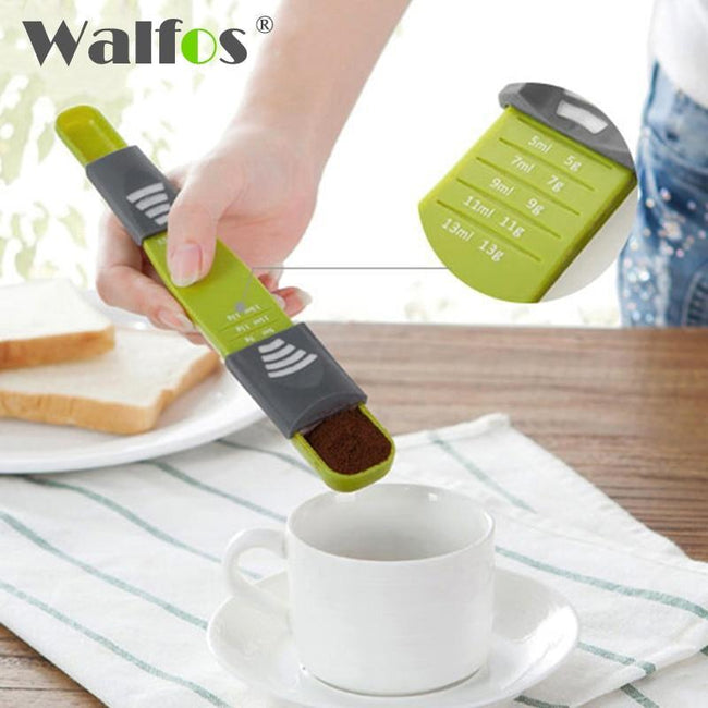 WALFOS Weighing Measuring Scale Spoon Adjustable Scale