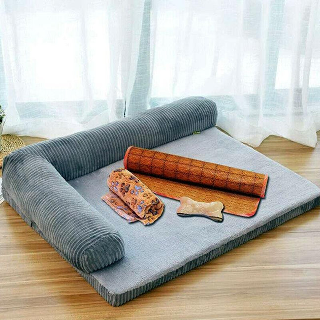 Luxury Memory Foam Dog Bed - Dog Chews Store