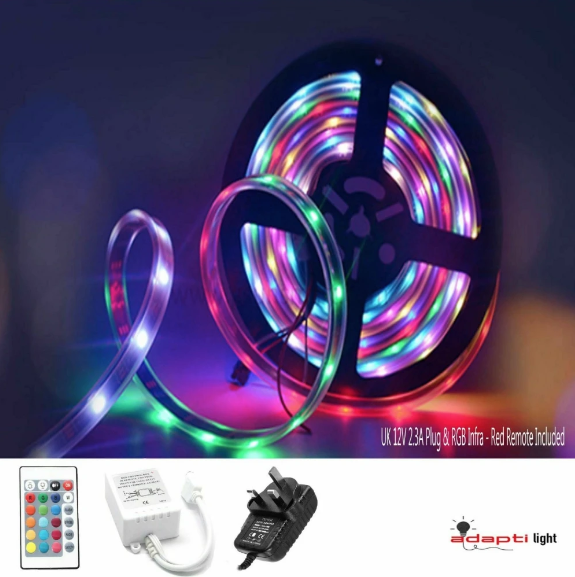 5M Colour Changing 300 LEDs Light Strip with Remote Control