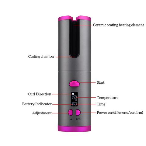 Cordless Auto Rotating Hair Curler