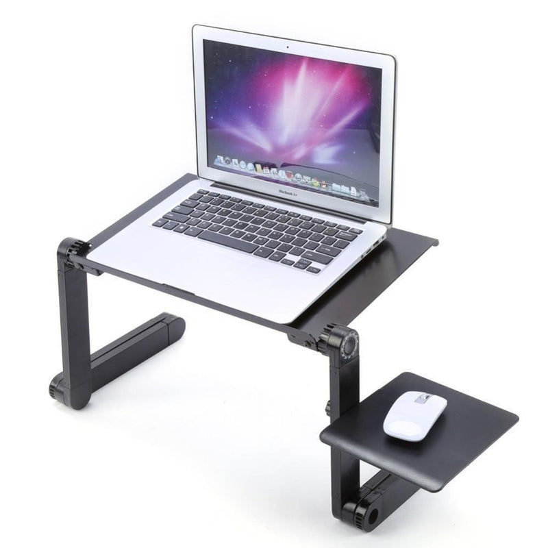 Aluminium Adjustable Laptop Stand for Bed or Desk (48x26cm/18.8x10")