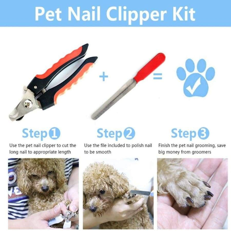 PresentPet™ Stainless Steel Dog Nail Clipper - Pet