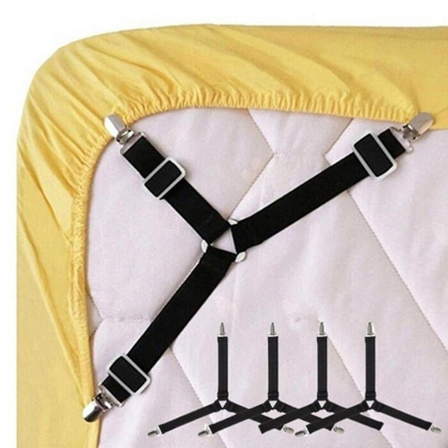Elastic bed sheet clips