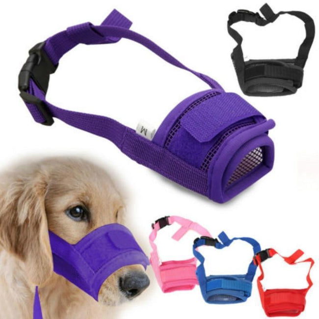 Adjustable Anti Bite Bark Dog safety muzzle