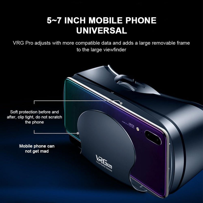 3D Virtual Glasses Virtual Reality Headset Cardboard - 24/7 Gadgets