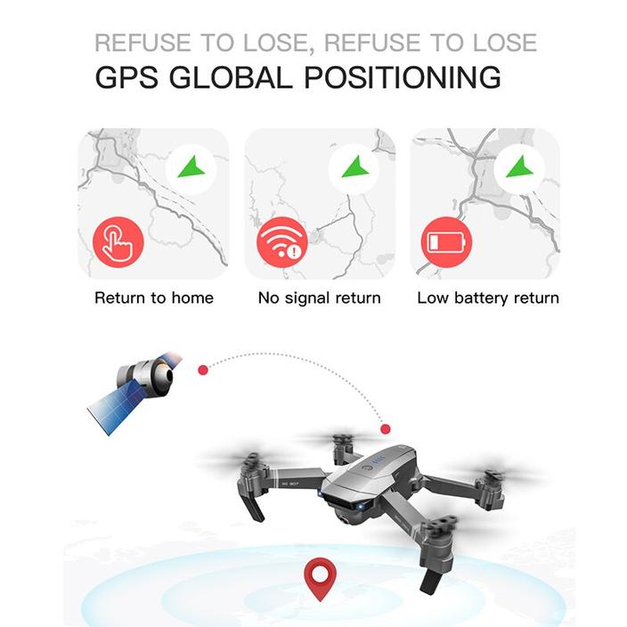 Kids GPS Drone with 2 Axis Gimbal Camera 4K HD Wifi RC Quadcopter Drone