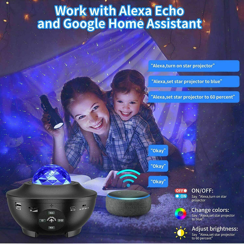 Galaxy Projector, Star Sky Bluetooth and Remote Control