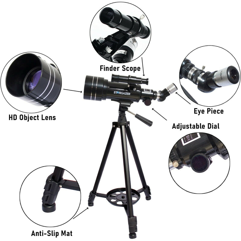Best Kids Beginners Telescope  with Tripod and Carry Bag