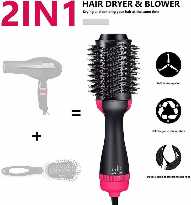 Salon Perfect - 2 in 1 Hair Dryer Brush Volumizer