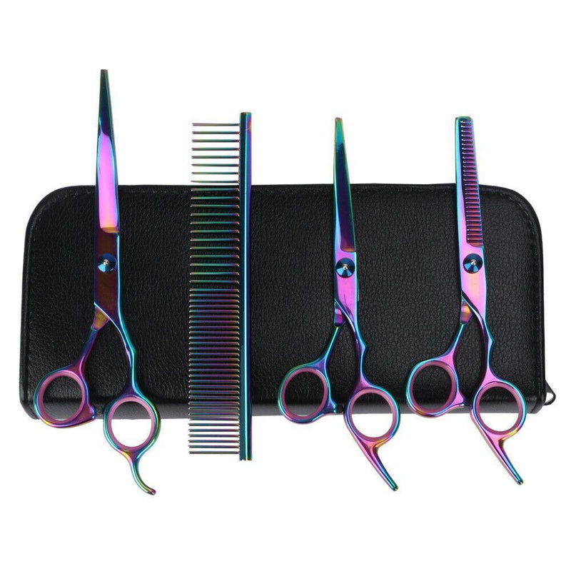 Professional Dog Grooming Scissors Set (4pcs) - Dog Chews Store