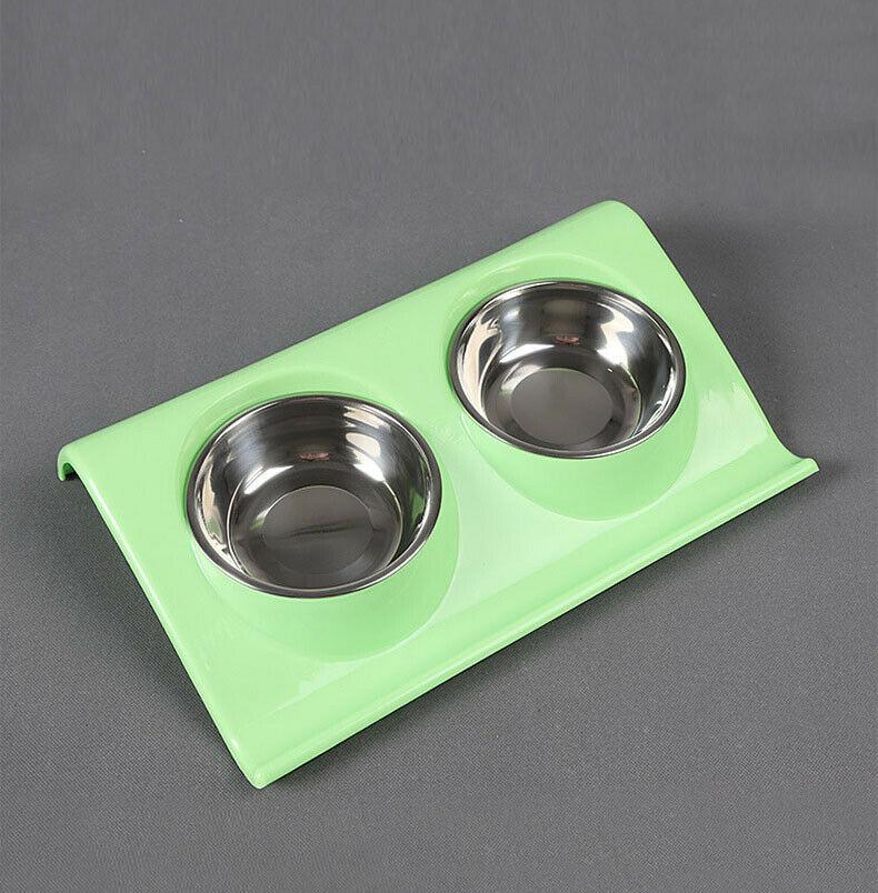 Double Raised Pet Feeding Bowls - Dog Chews Store