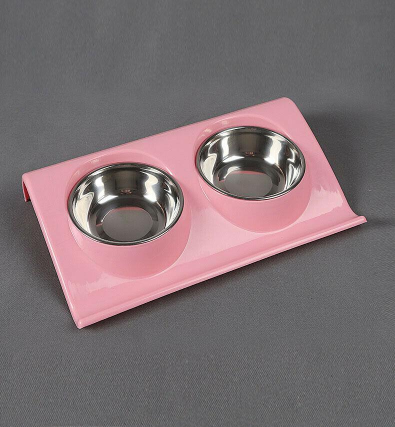 Double Raised Pet Feeding Bowls - Dog Chews Store