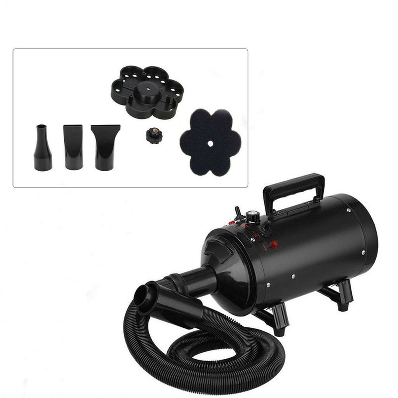 Dog Cat Pet Dryer Hair Grooming Heater Blaster Blower Hairdryer Low Noise 2800W