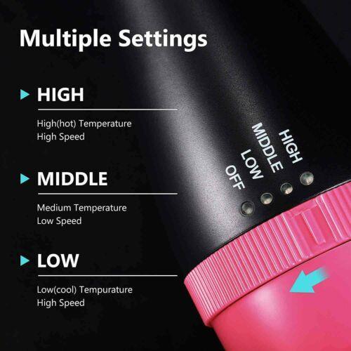 Salon Perfect - 2 in 1 Hair Dryer Brush Volumizer