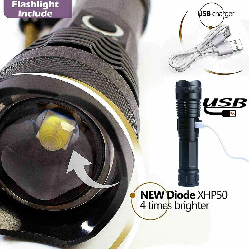 Super Powerful LED Rechargeable Torch