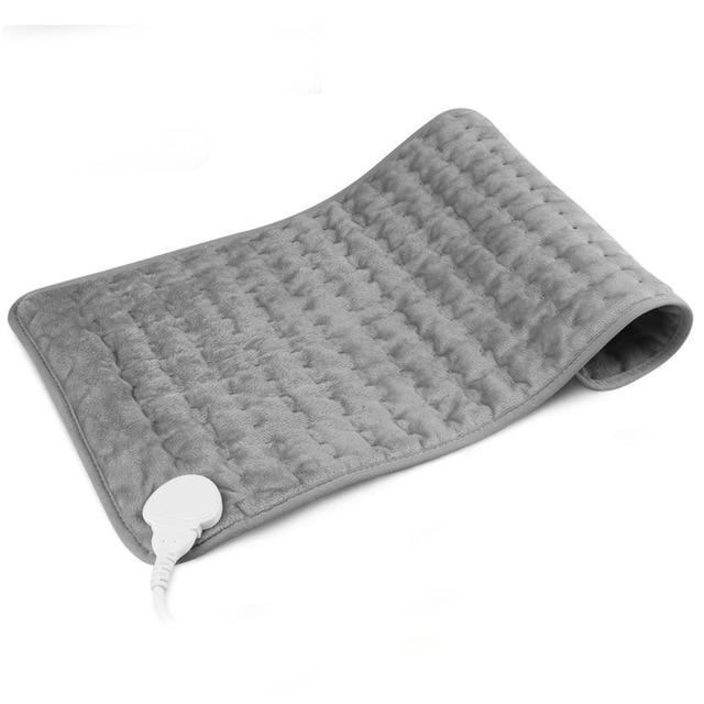 Luxurious Fleece Electric Heated Pad Back Neck Pain Relief Muscle Tension Washable